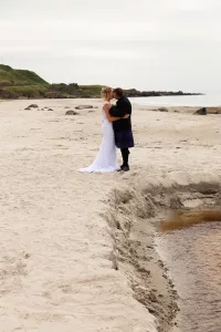 Wedding Photography at the Beach near Campbeltown
