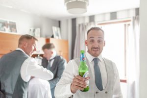 Wedding Photography at Campbeltown Town Hall - Groom Prep