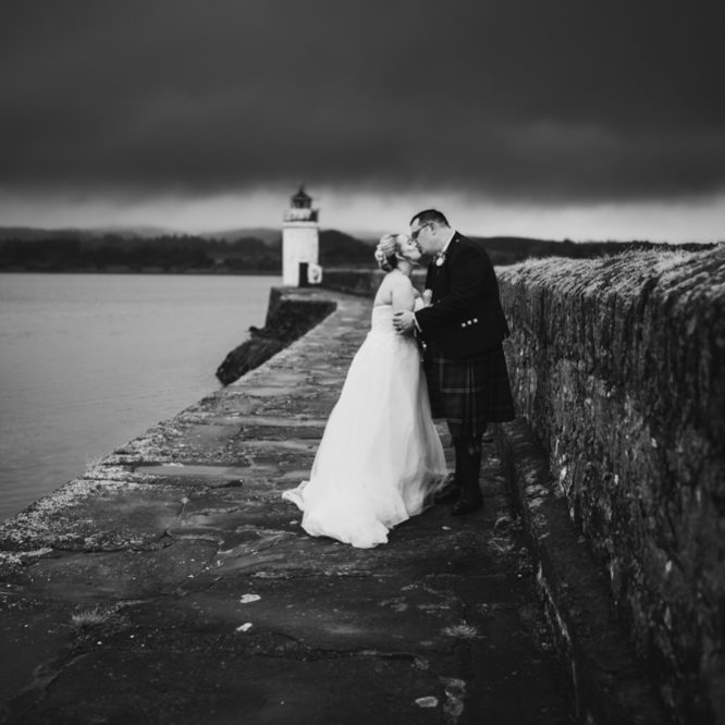 Wedding Photography at Ardrishaig Pier
